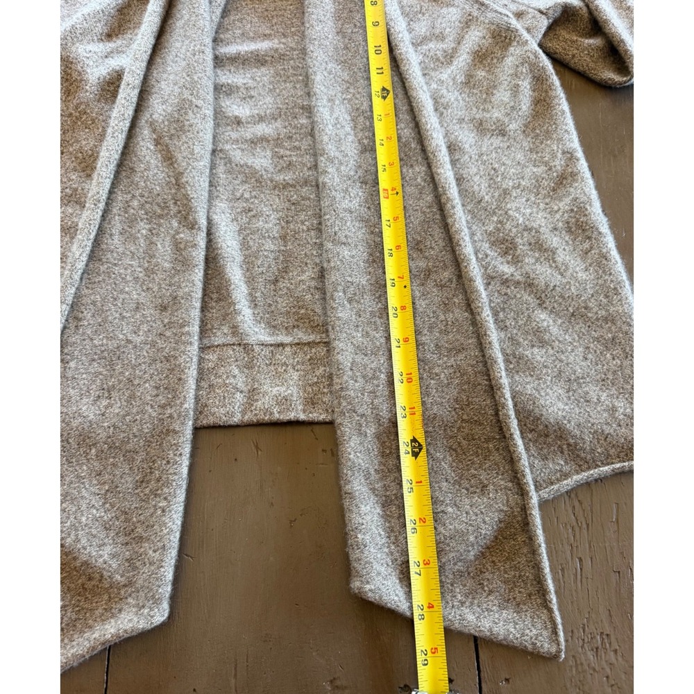 Aqua Women's Cashmere Open-Front Cozy Cardigan Sweater in‎ Light Gray - Picture 6 of 7